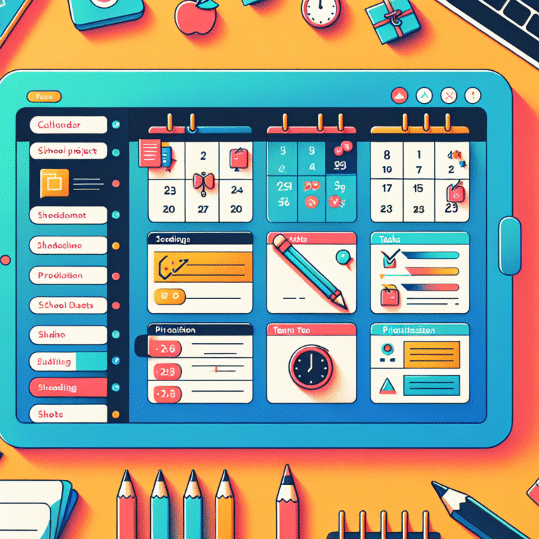 AI scheduling apps for school projects