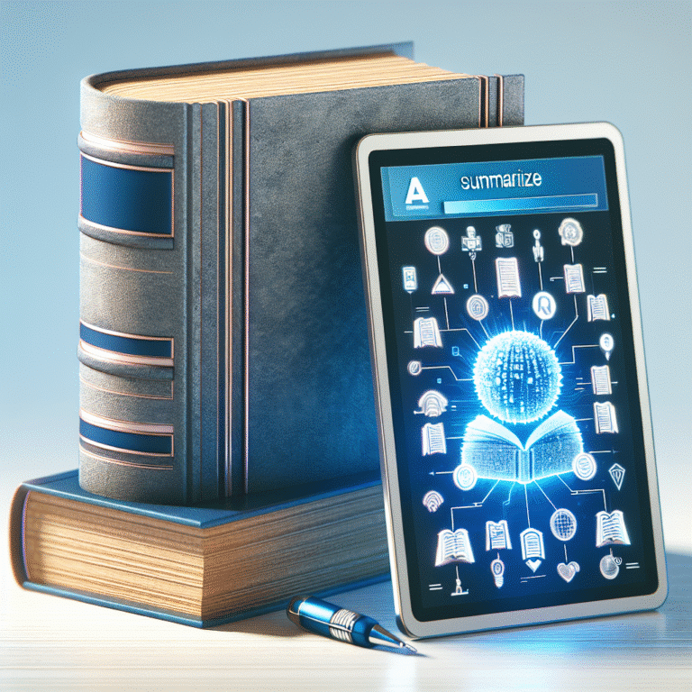 how to use AI to summarize textbooks